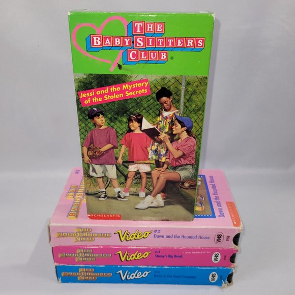 VHS Babysitters Club Vintage 4 VHS Video Tapes TV Show Episodes - Picture 1 of 2